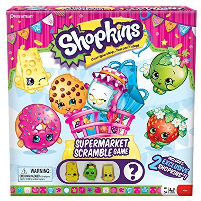 Shopkins supermarket scramble Board Game