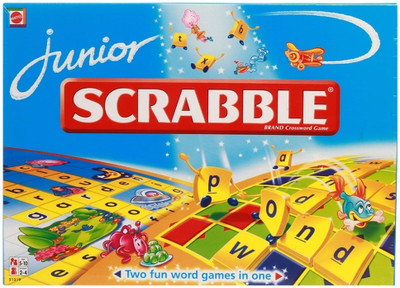 

Games Scrabble Junior Brand Crossword Board Game