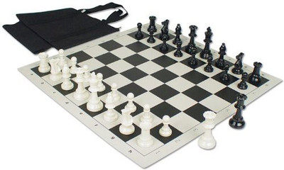 

The Chess Store Value Club Tournament Kit With Sleeve Bag Black Board Game