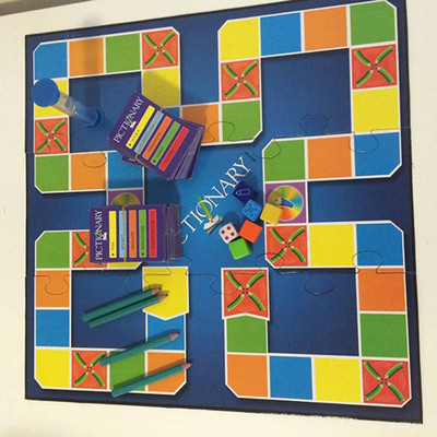 

Hum Enterprise Pictionary Game Family Board Game Kid Adult Educational Toy Hot Fun Party Game Board Game
