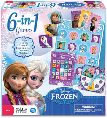 

Disney The Wonder Forge Frozen 6-in-1 Collection Board Game