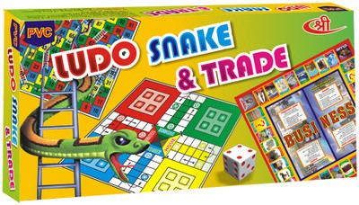 

Shree Creations Ludo Snake And Trade Board Game