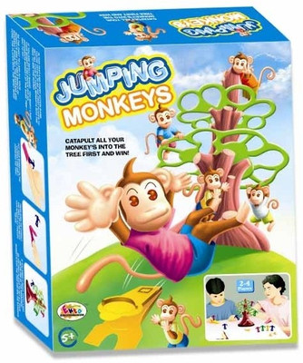 Ekta Jumping Monkeys Party & Fun Games Board Game Ekta Jumping Monkeys Party & Fun Games Board Game