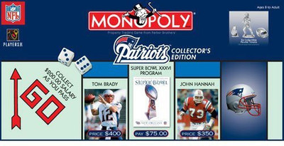 

Monopoly New England Patriots Board Game