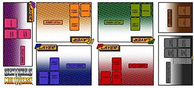 

Greater Than Games Sentinels Of The Multiverse Playmat Board Game