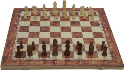 Running 19 inch Folding Wooden 3 in 1 Checkeers And Backgammon Game Set Board Game