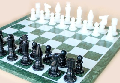 Pooja Creation Marble Chess Board With Marble Goti Strategy & War Games Board Game