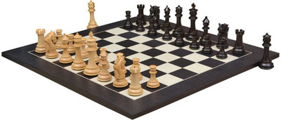 

Chessbazaar French Warrior Luxury Set & Black Anigre Maple Board Game
