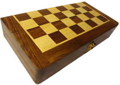 

TimberKart Wooden Folding Box Game, Handcrafted Coins Board Game