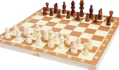 

shital shital wooden chess board game 32 pieces Board Game
