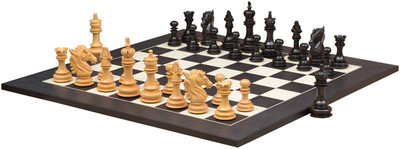 Chessbazaar Dragon KnightSeries Set & Black Anigre Maple Matte Finish Board Game