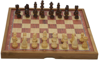 

Running 11 inch Wooden Magnetic 3 in 1 Game, Checkeers And Backgammon Set Board Game
