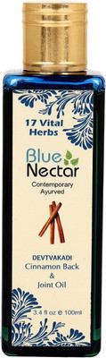 

Blue Nectar Devtvakadi Cinnamon Ayurvedic Herbal Body Pain Back & Joint Oil Oil(100 ml)