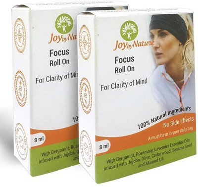 

JoybyNature Focus Roll On Pack Of 2 Roll On(16 ml)