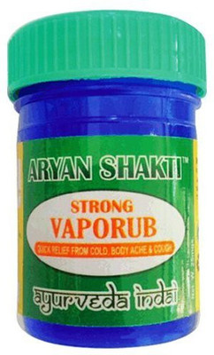 

AryanShakti Strong Vaporub around the nose, throat, chest & back for severe cold | Herbal product 100% natural) Balm(25 g)
