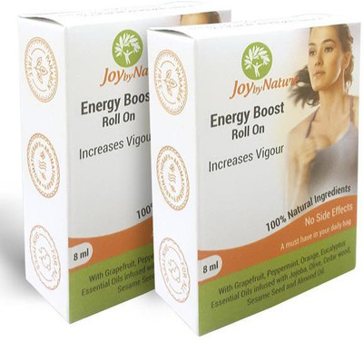 

JoybyNature Energy Boost Roll On Pack Of 2 Roll On(16 ml)
