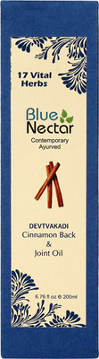 

Blue Nectar Cinnamon Ayurvedic Herbal Body Joint & Back Pain Oil(200 ml)