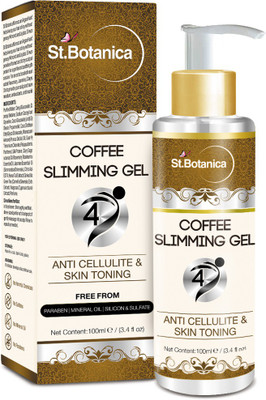 St.Botanica 4D Coffee Slimming Body Gel For Stomach, Hips, Thighs, Body Anti Cellulite & Skin Toning(120 ml) St.Botanica 4D Coffee Slimming Body Gel For Stomach, Hips, Thighs, Body Anti Cellulite & Skin Toning(120 ml)