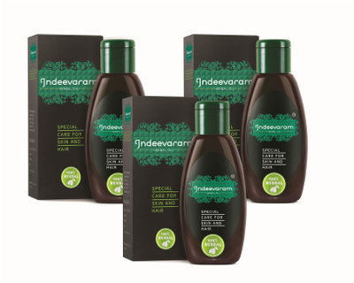 

Indeevaram Special Care for Skin and Hair - 100ml x 3(300 ml)