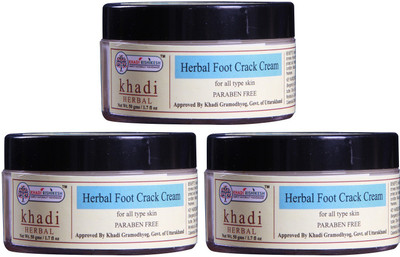 

Khadi Rishikesh Herbal Natural Foot Crack Cream Pack of 3(150 g)