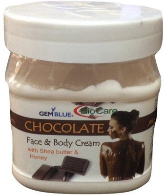 

Gemblue Biocare Chocolate Face and Body Cream with Shea butter and Honey(500 ml)