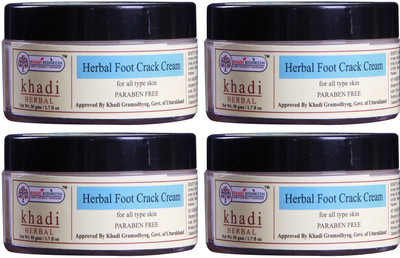

Khadi Rishikesh Herbal Natural Foot Crack Cream Pack of 4(200 g)
