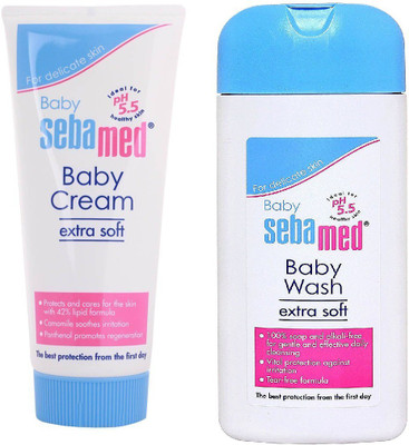 

Sebamed Baby Cream & Wash Combo(400 ml)