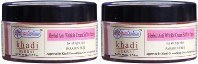 

Khadi Rishikesh Anti Wrinkle Cream Saffron & Papaya Pack of 2(100 g)
