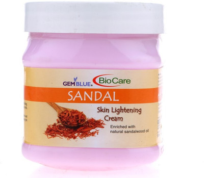 

Gemblue Biocare Sandal Skin Lightening Cream Enriched with natural sandalwood Oil(500 ml)