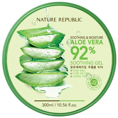 

Nature Republic - Soothing & Moisture Aloe Vera 92% Soothing Gel(300 ml)