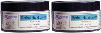 

Khadi Rishikesh Herbal Natual Hand Cream Pack of 2(100 g)