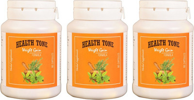 

Health Tone HealthTone Health Tone Herbal Weight Gain Capsules (90 Caps) (500 g) (Pack of 3)(500 g)