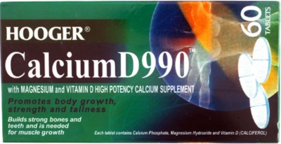 Hooger Calcium D990 With Magnesium & Vitamin D Capsules ( Made in Australia )(100 g)