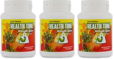 

Health Tone HealthTone Extra Effect Weight Gain Capsules (90 Caps) (500 g) (Pack of 3)(500 g)