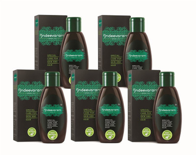 

Indeevaram Special Care for Skin and Hair - 100ml x 5(500 ml)