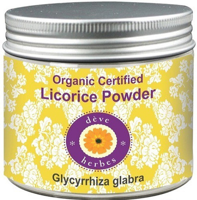 

Deve Herbe Organic Certified Licorice Powder 200gm - Glycyrrhiza glabra(200)