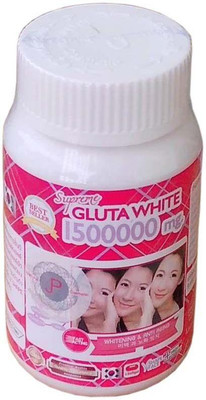 

Gluta Supreme Gluta White 1500000 Mg Skin Whitening and Anti-Aging Supplements(60 g)