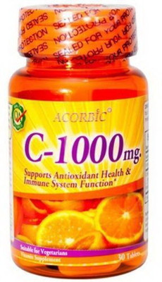 

Acorbic Vitamin C 1000 mg. Skin Whitening Antioxidant & Immune System(30 g)