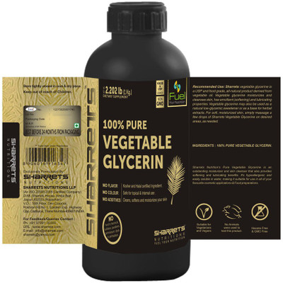 

SHARRETS 100% PURE VEGETABLE GLYCERIN(1000 g)