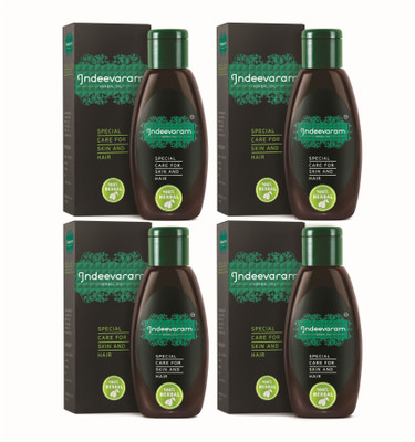 

Indeevaram Special Care for Skin and Hair - 100ml x 4(400 ml)