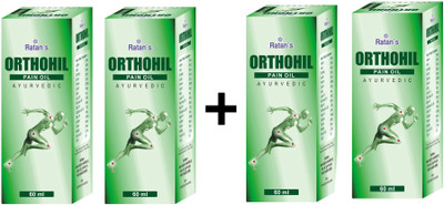 

Ratan's Orthohil Pain Oil Ayurvedic Pain Relief Oil 60 Ml (Buy 2 Get 2 Free Offer)(240 ml)