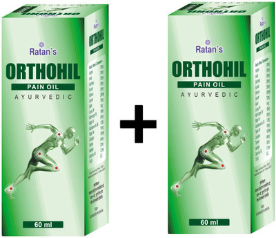 

Ratan's Orthohil Pain Oil Ayurvedic Pain Relief Oil 60 Ml (Buy 1 Get 1 Free Offer)(120 ml)