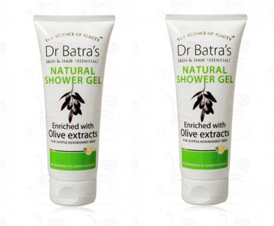 

Dr. Batra's Natural Shower Gel Enriched With Olive Extracts(200 g, Pack of 2)