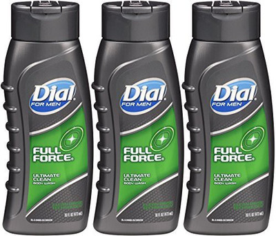 

Dial for Men Ultimate Clean Body Wash, Full Force, 16 Oz (Pack of 3)(473 ml, Pack of 3)