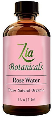 

Zia Botanicals Botanicals Rose Water - Alcohol Free 100% Organic, Pure, Natural Hydrating Toner(200 g)