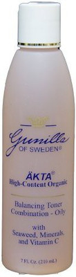 

Gunilla Of Sweden Herbal Balancing Organic Toner for Oily/Combo Skin 7 oz: Based on Nutrient Rich Organic Aloe- Trace Minerals and Antioxidants Nourish and Protect Skin- Natural Astringents Cleanse and Reduce the Appearance of Pores- Alcohol and Sulfate F