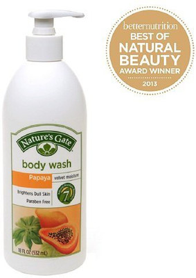Nature's Gate Velvet Moisture Body Wash - Papaya 2 Pk(532.26 ml)