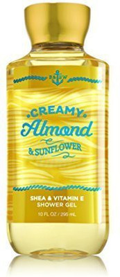 

Bath & Body Works Shea Vitamin E Shower Gel Creamy Almond Sunflower(295 ml)