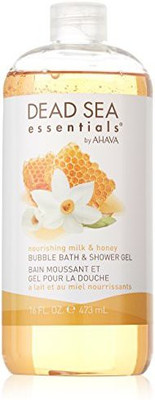 

Dead Sea Essentials Ahava Nourishing Milk & Honey Spa Bubble Bath & Shower Gel(473.12 ml)