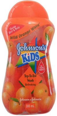 

Johnson's Kids Top-To-Toe Wash (Wild Orange Wave) (Imported)(300 ml)